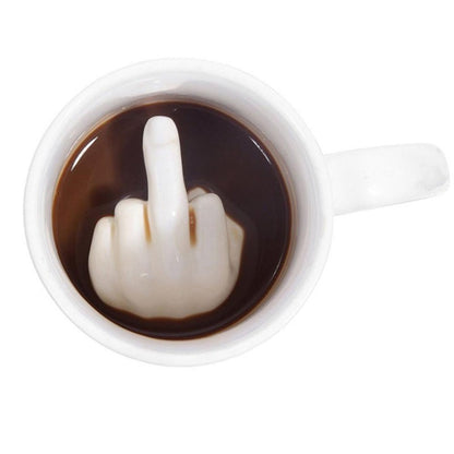 Mittelfinger-Spaß-Tasse