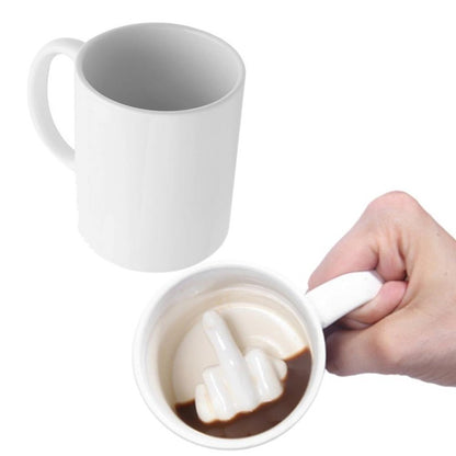 Mittelfinger-Spaß-Tasse